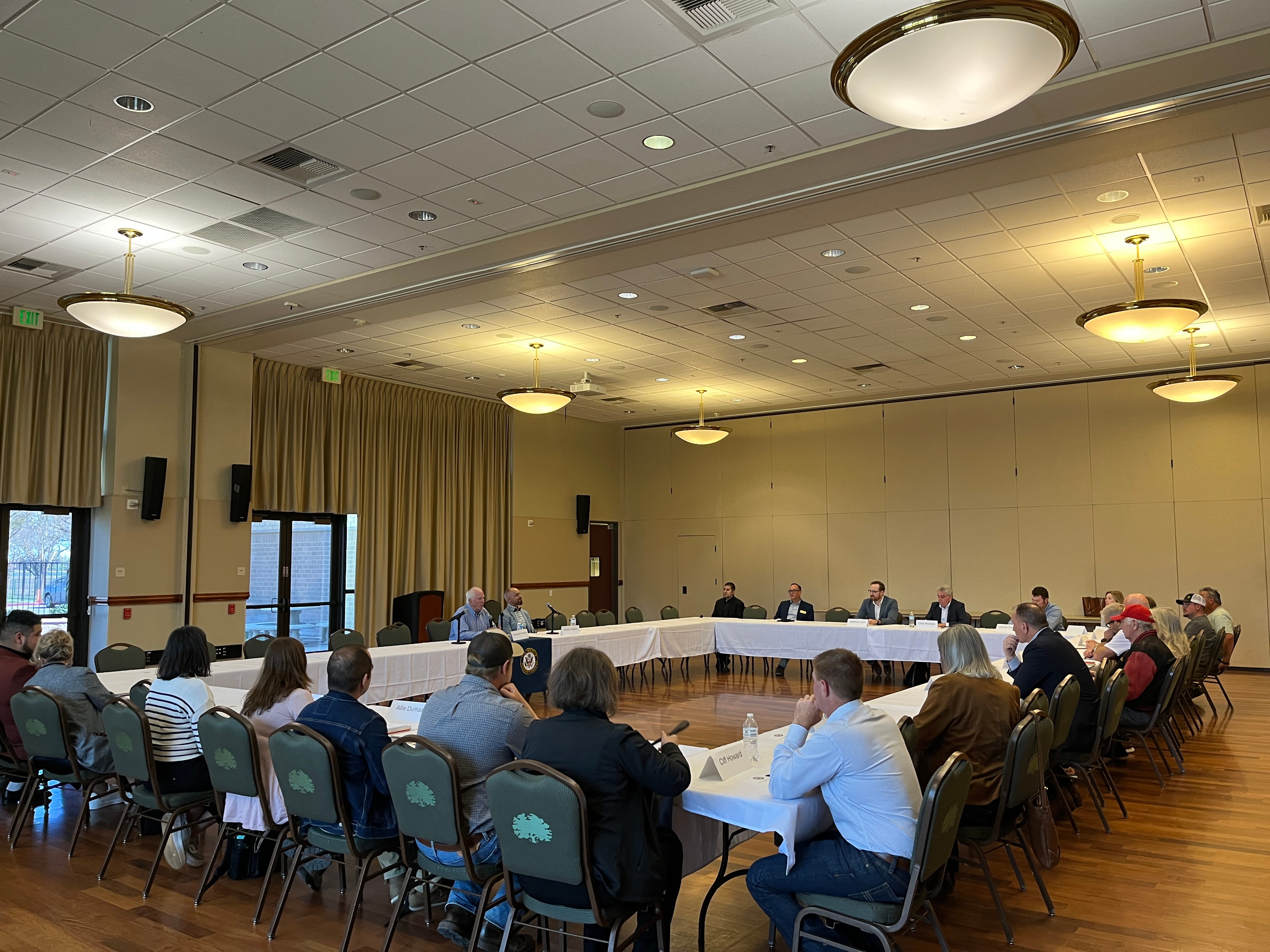 Rep. Thompson and Senator Cabaldon Host State Level Ag Roundtable