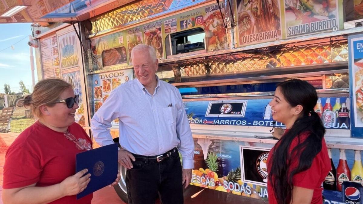 Rep. Thompson With Small Business Owners