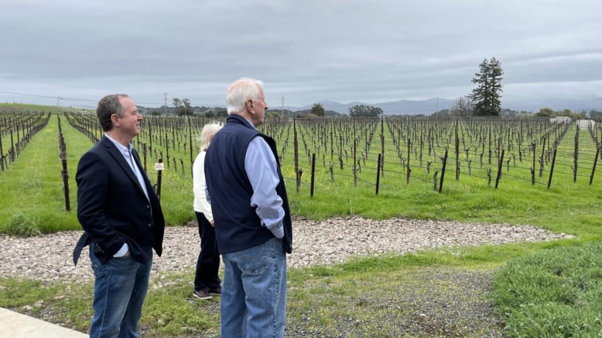 Rep. Thompson with Senator Adam Schiff
