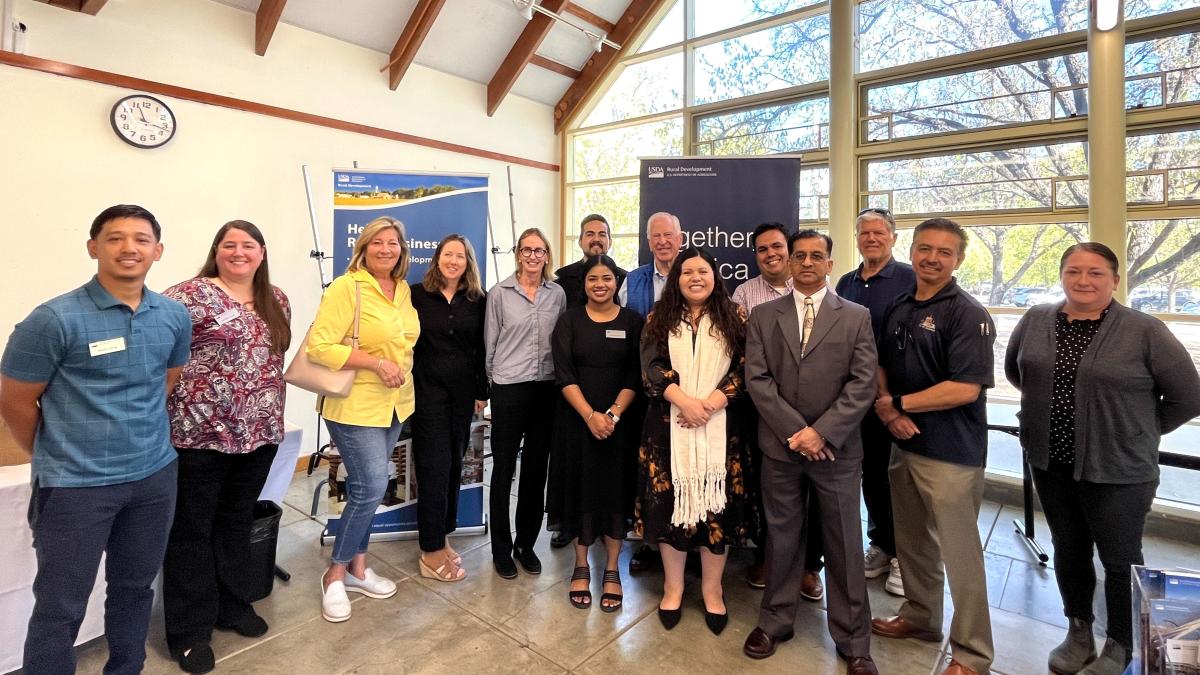 Rep. Thompson with rural roundtable attendees
