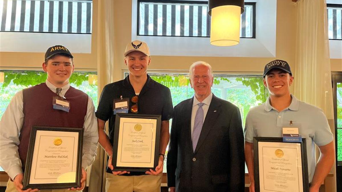 THOMPSON ANNOUNCES 2024 SERVICE ACADEMY APPOINTEES