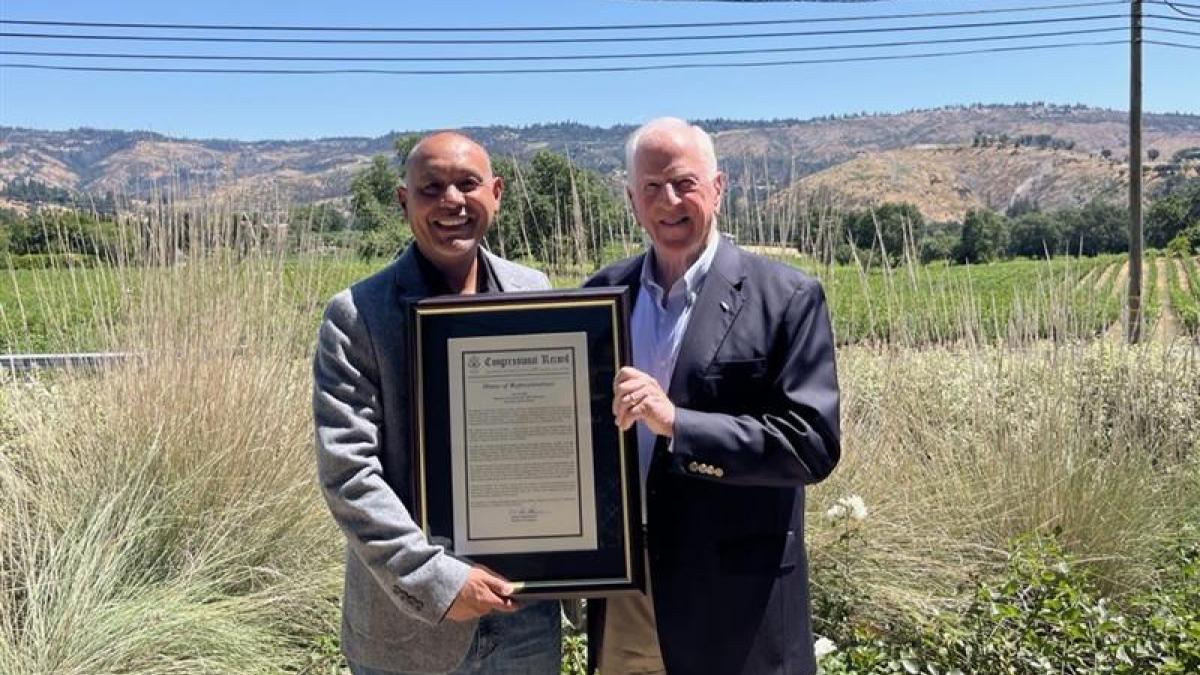 THOMPSON HONORS ANDRES OLMEDO AS THE 2025 YOLO COUNTY AMERICAN DREAM AWARD RECIPIENT