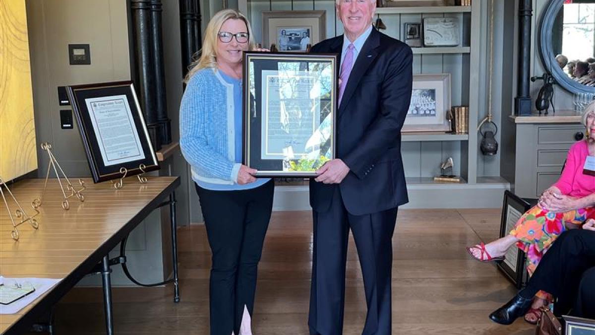 Congressman Thompson recognizes Jill Orr as Solano County’s Woman of the Year