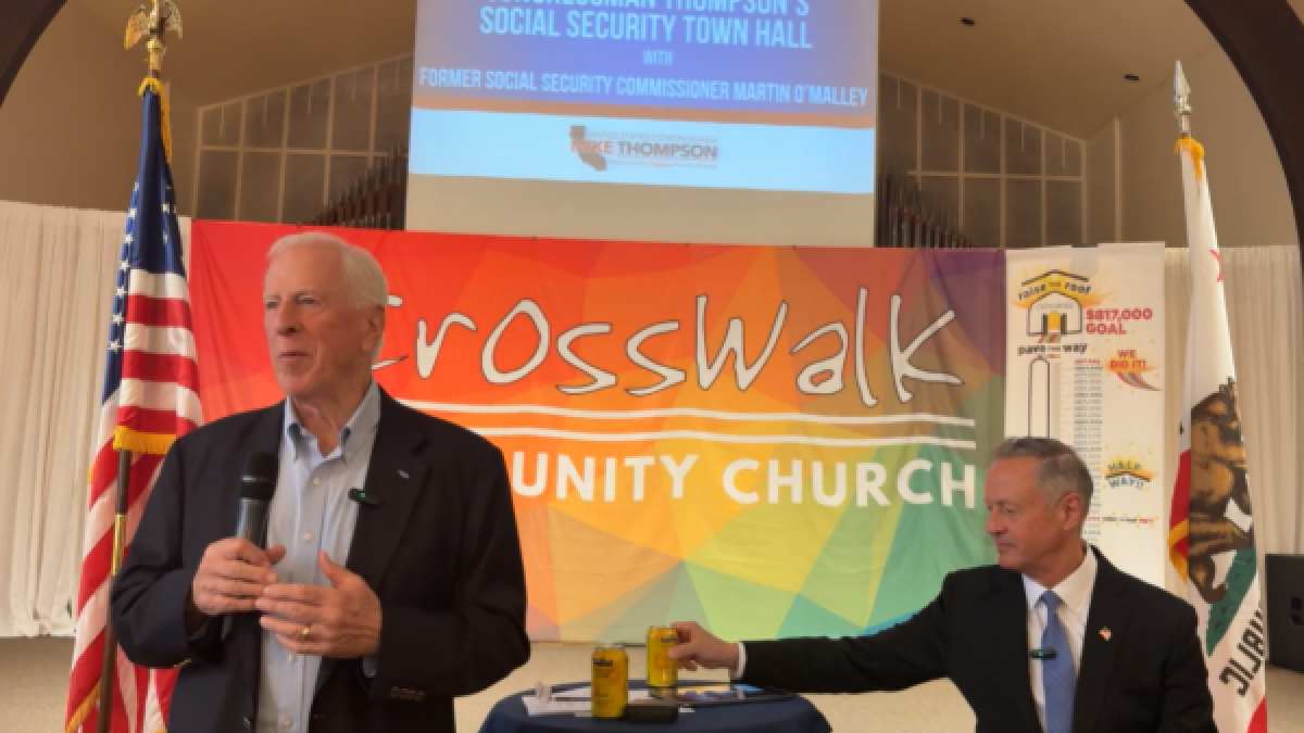 THOMPSON, FORMER SOCIAL SECURITY COMMISSIONER O’MALLEY HOST SOCIAL SECURITY TOWN HALL IN NAPA