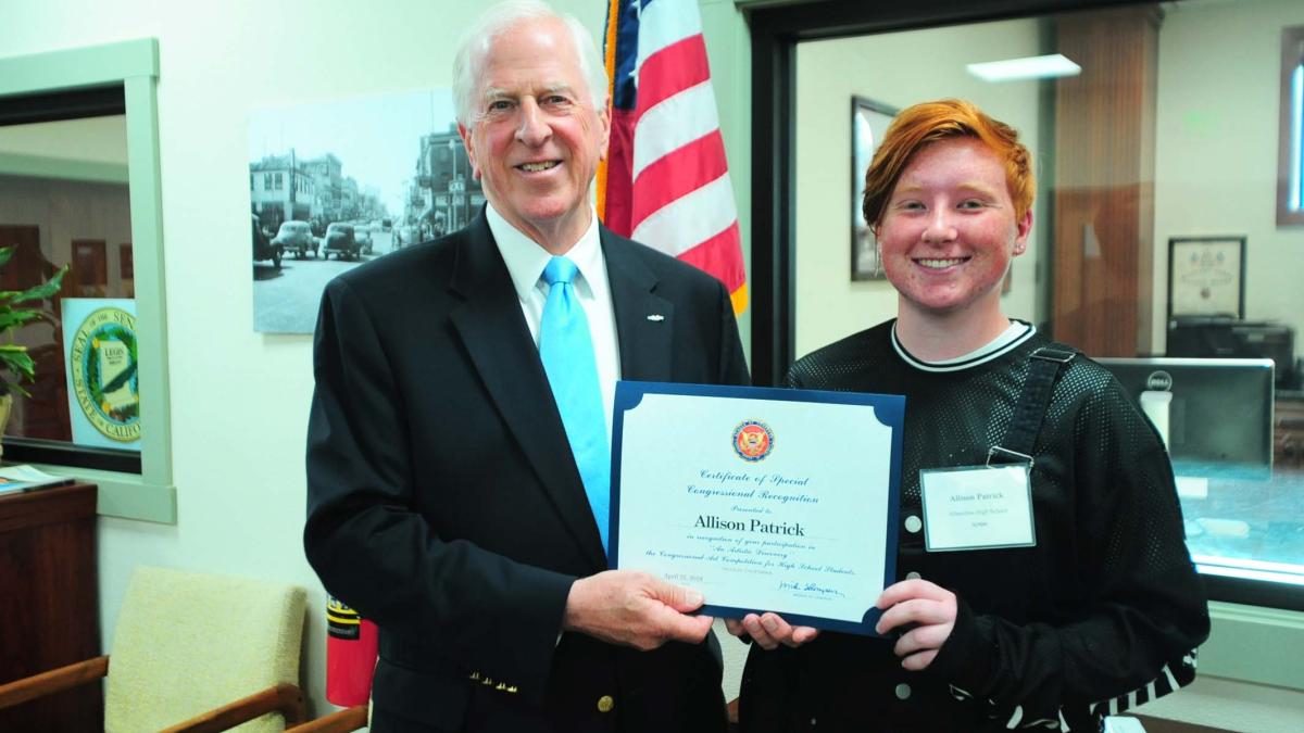 Allison Patrick    Contra Costa Winner 