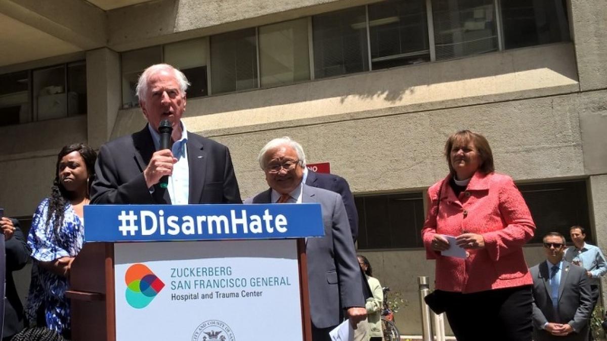 Congressman Mike Thompson Speaks During Day of Action