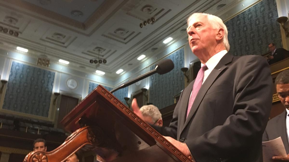 Congressman Mike Thompson Speaks During Democratic Sit In