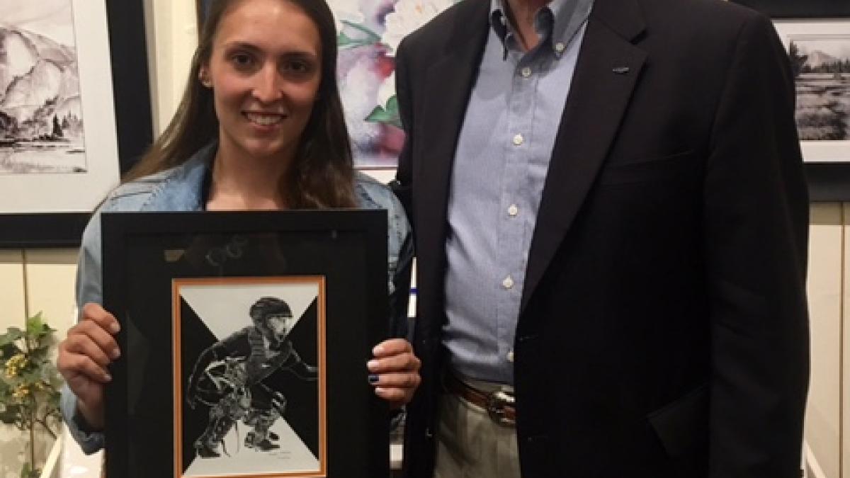 Lake County Art Finalist Taylor Paulich In the Zone 