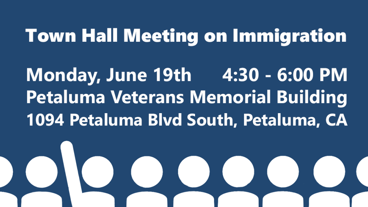 Join Congressman Thompson for a Town Hall Meeting on Immigration