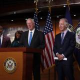 Thompson speaks at a press conference on October 29, 2025.