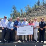 THOMPSON PRESENTS CHECK FOR $1.4 MILLION TO COUNTY OF NAPA FOR WILDFIRE MITIGATION AND INFRASTRUCTURE IMPROVEMENT