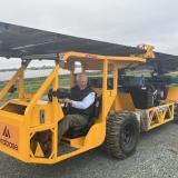 Rep. Thompson Drives Solar Installation Truck