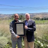 THOMPSON HONORS ANDRES OLMEDO AS THE 2025 YOLO COUNTY AMERICAN DREAM AWARD RECIPIENT
