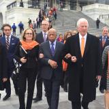 Rep. Thompson with John Lewis and others