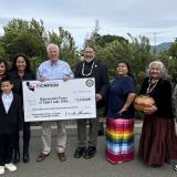 Rep. Thompson with tribe members