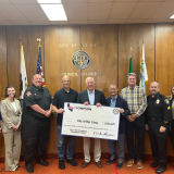 Rep. Thompson presented a check to the City of Rio Vista for its Emergency Operations Center.