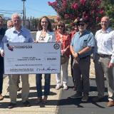 Rep. Thompson presented a check to the County of Lake, Department of Public Works
