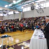 Rep. Thompson speaks at a Town Hall Meeting in Santa Rosa