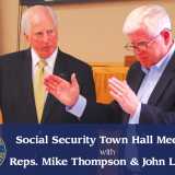 Reps. Thompson and Larson Hold Social Security Town Halls in Our District