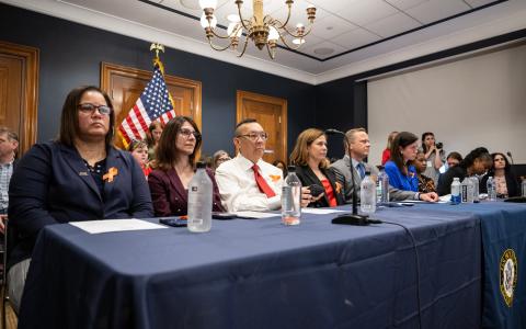 Photo of Witnesses at Gun Violence Prevention Task Force Forum