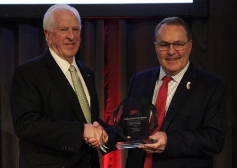 THOMPSON HONORED WITH PUBLIC SERVICE AWARD BY AMERICAN PUBLIC POWER ASSOCIATION