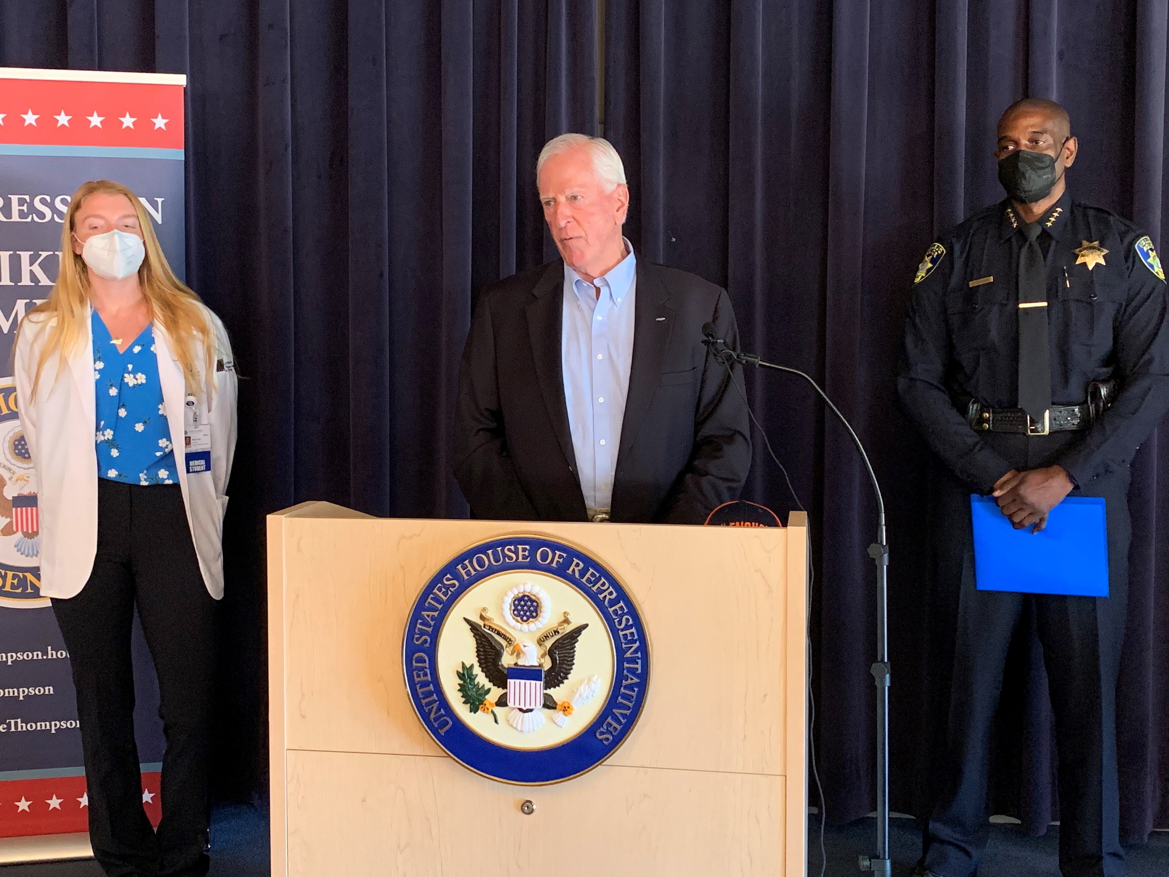 Thompson and Local Officials Speak on Gun Violence Prevention