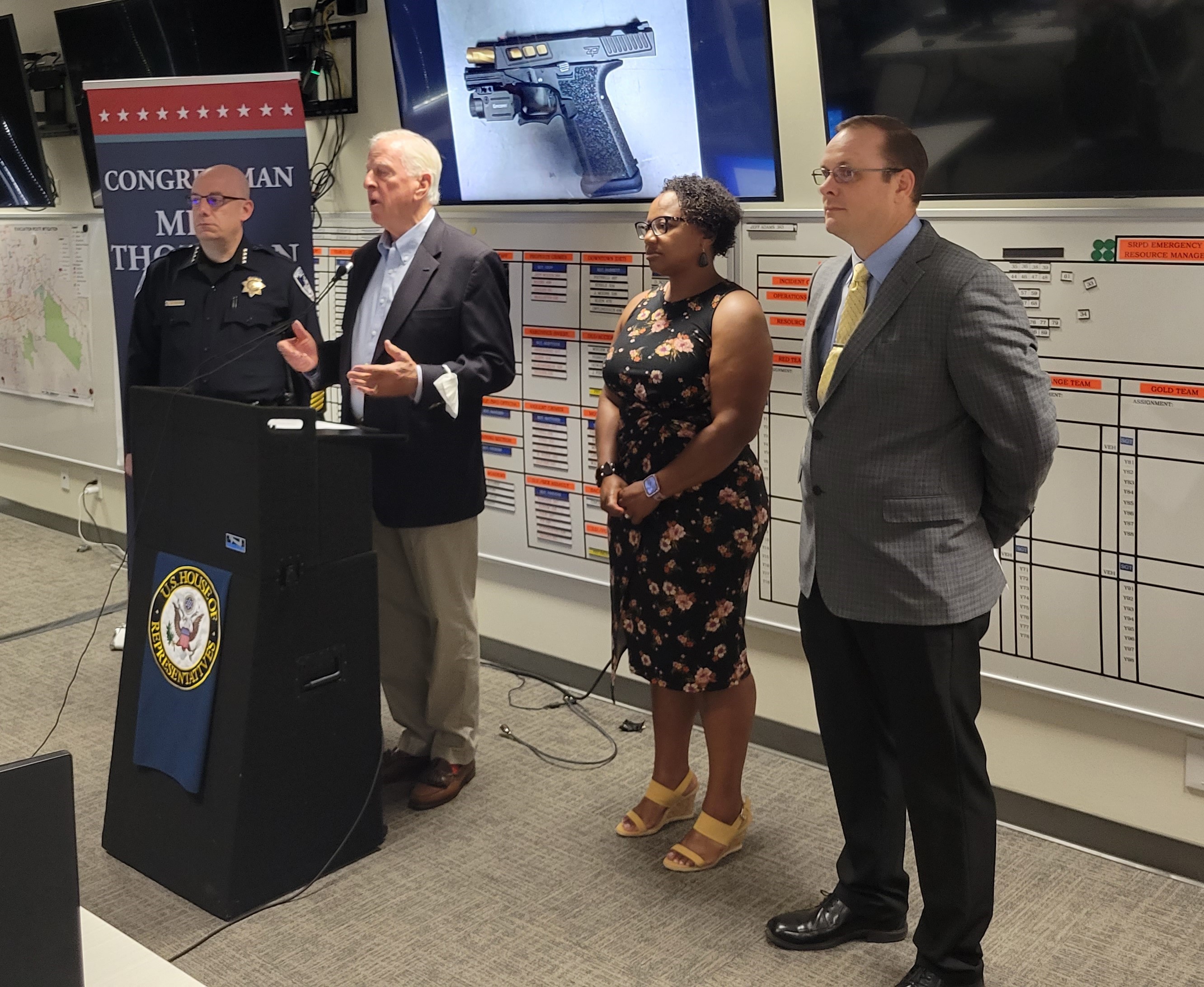 Thompson and Local Officials Speak on Gun Violence Prevention