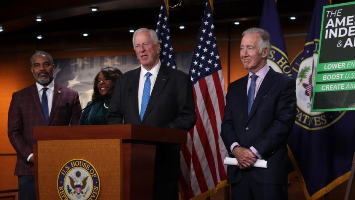 Thompson speaks at a press conference on October 29, 2025.