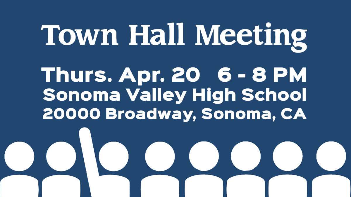 Sonoma Town Hall Meeting