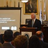 Rep. Thompson speaks with the Congressional Sportsman’s Caucus about the importance of NAWCA.